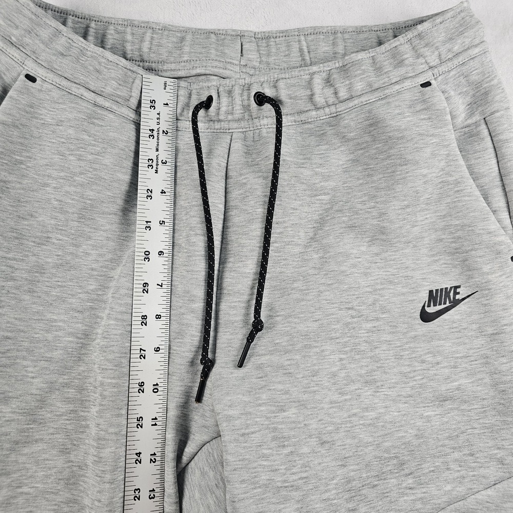 Nike Sportswear Tech Fleece Pants Joggers Heather Gray HV0959-063 Mens Large - Picture 10 of 12